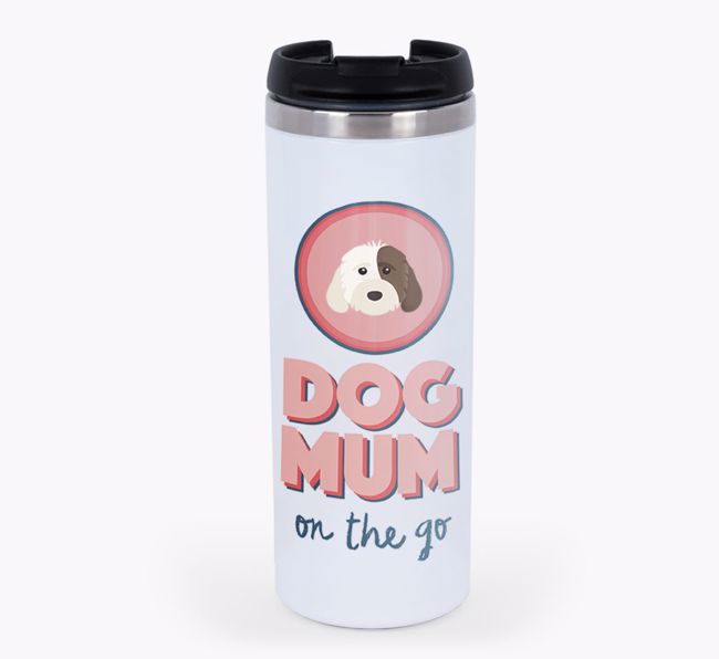 'On The Go' - Personalised {breedFullName} Travel Mug