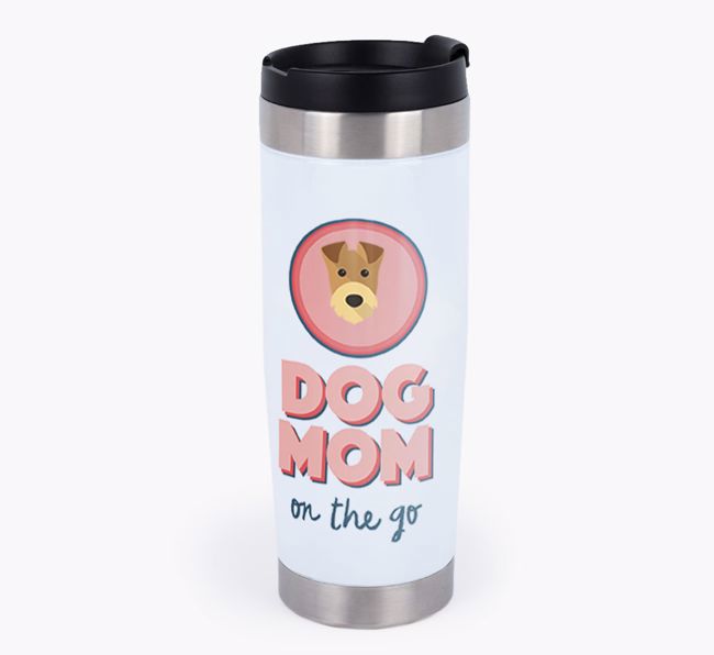 'On The Go' - Personalized {breedFullName} Travel Mug