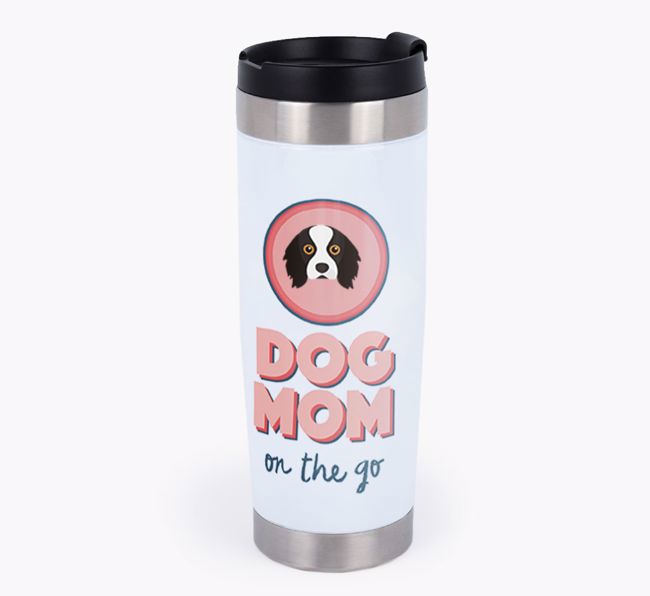 'On The Go' - Personalized {breedFullName} Travel Mug