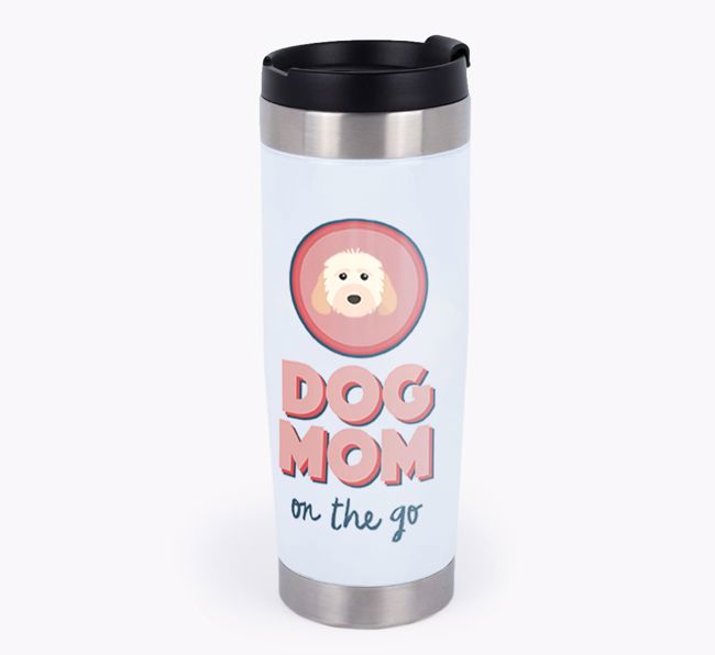 'On The Go' - Personalized {breedFullName} Travel Mug
