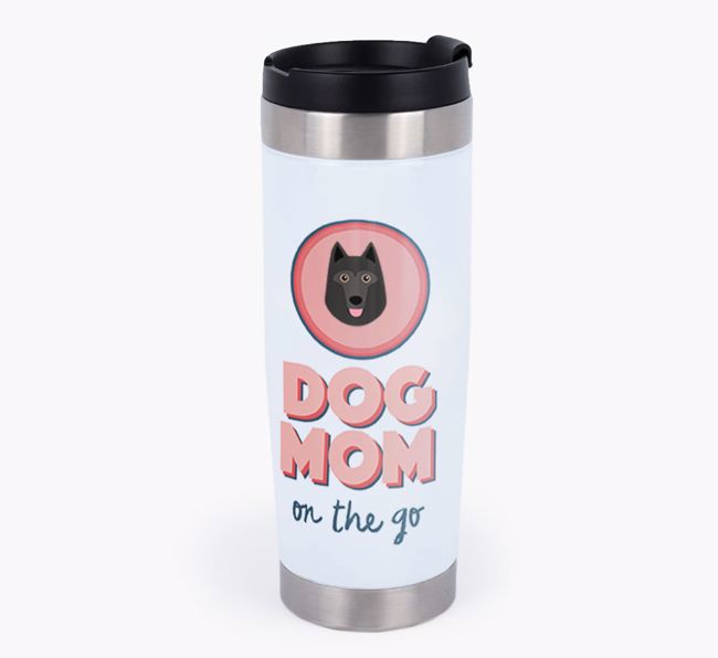 'On The Go' - Personalized {breedFullName} Travel Mug