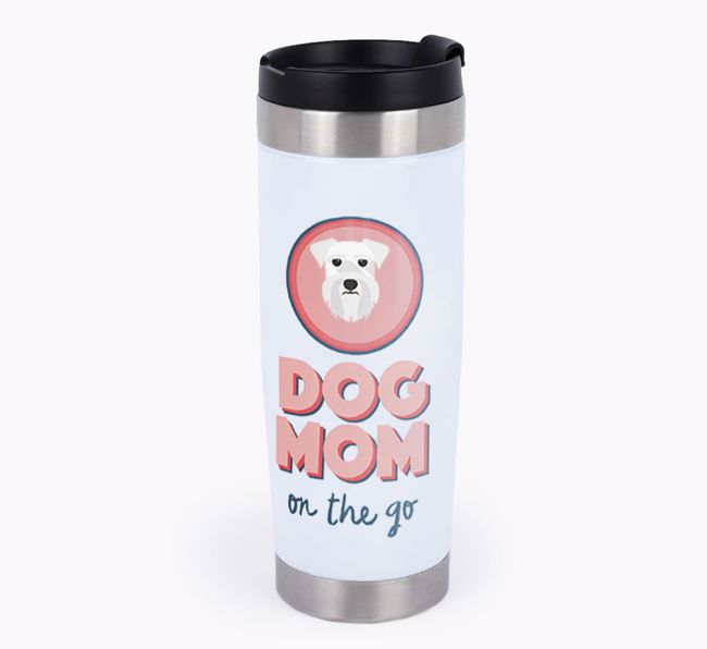 'On The Go' - Personalized {breedFullName} Travel Mug
