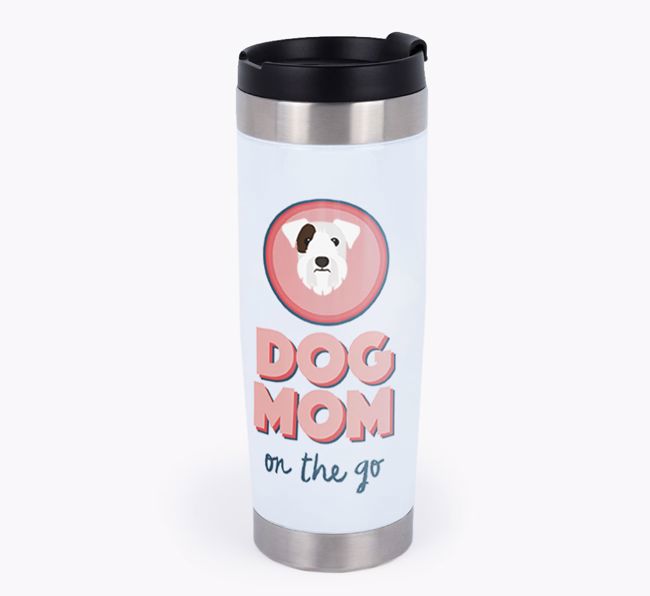 'On The Go' - Personalized {breedFullName} Travel Mug