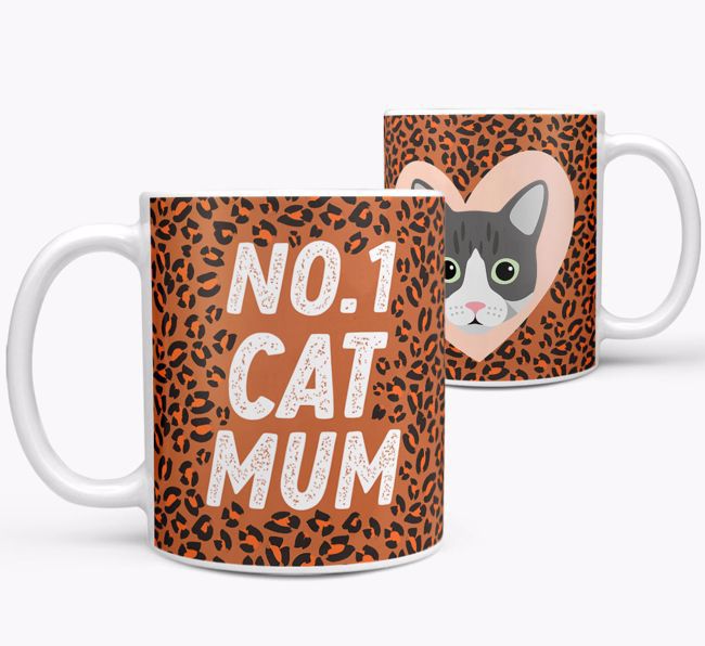 No.1 Cat Mum: Personalised {breedCommonName} Mug