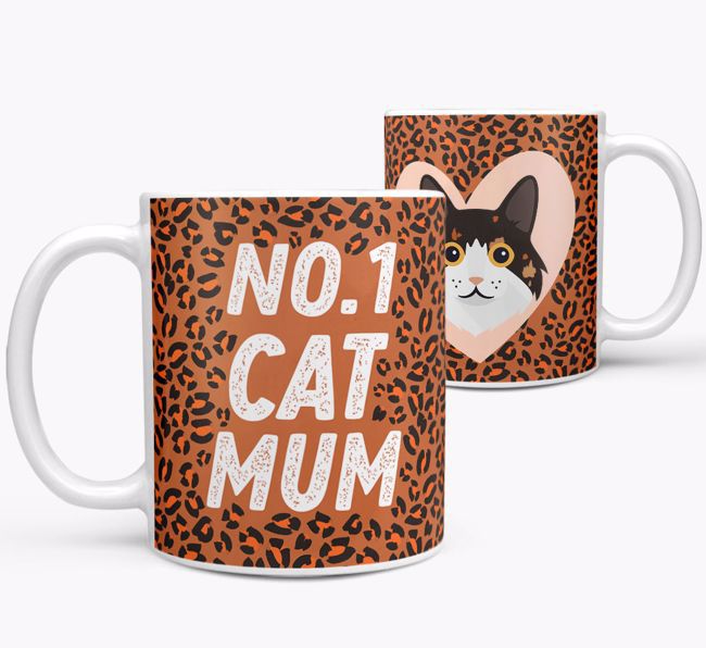 No.1 Cat Mum: Personalised {breedCommonName} Mug