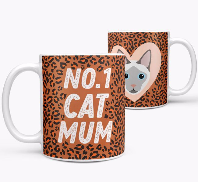 No.1 Cat Mum: Personalised {breedCommonName} Mug