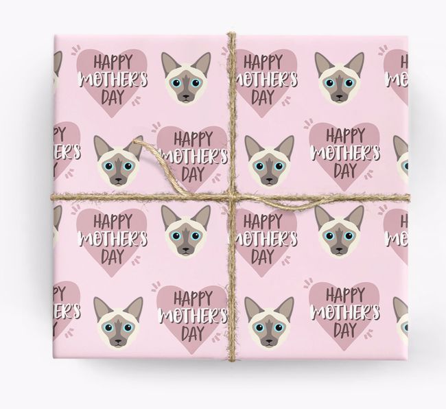 'Happy Mother's Day' - Personalised {breedCommonName} Wrapping Paper