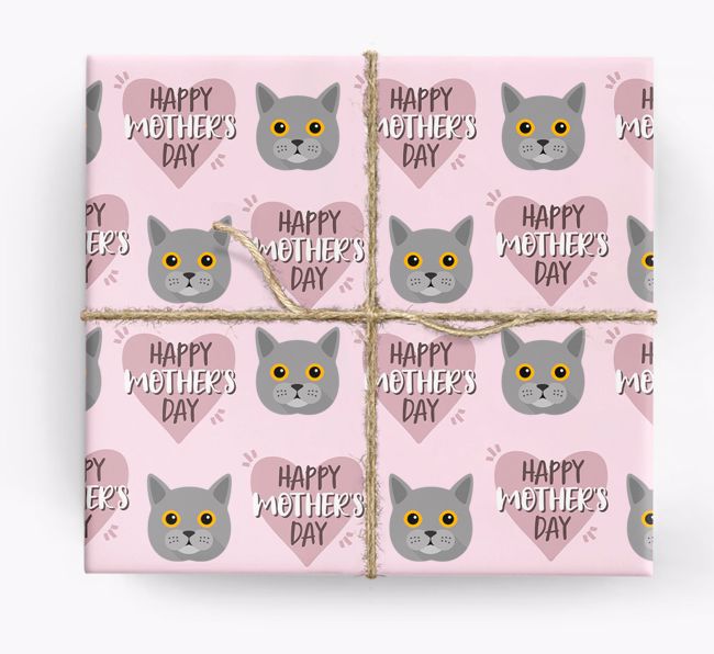 'Happy Mother's Day' - Personalised {breedCommonName} Wrapping Paper