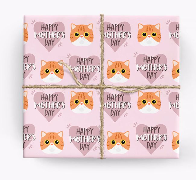 'Happy Mother's Day' - Personalized {breedCommonName} Wrapping Paper