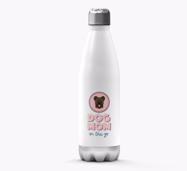 Dog Mom On The Go: Personalized {breedFullName} Water Bottle