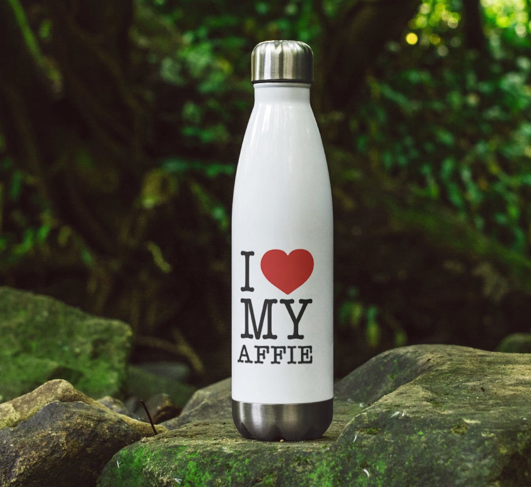 'I Love My...' - Personalized {breedFullName} Water Bottle