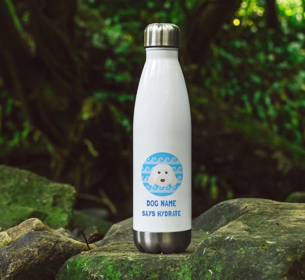 'Hydrate' - Personalized {breedFullName} Water Bottle