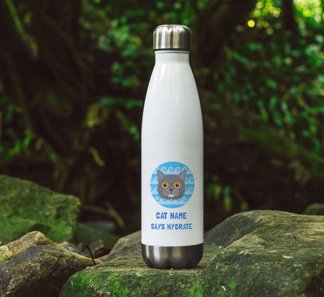 '{dogsName} Says Hydrate' - Personalized {breedFullName} Water Bottle