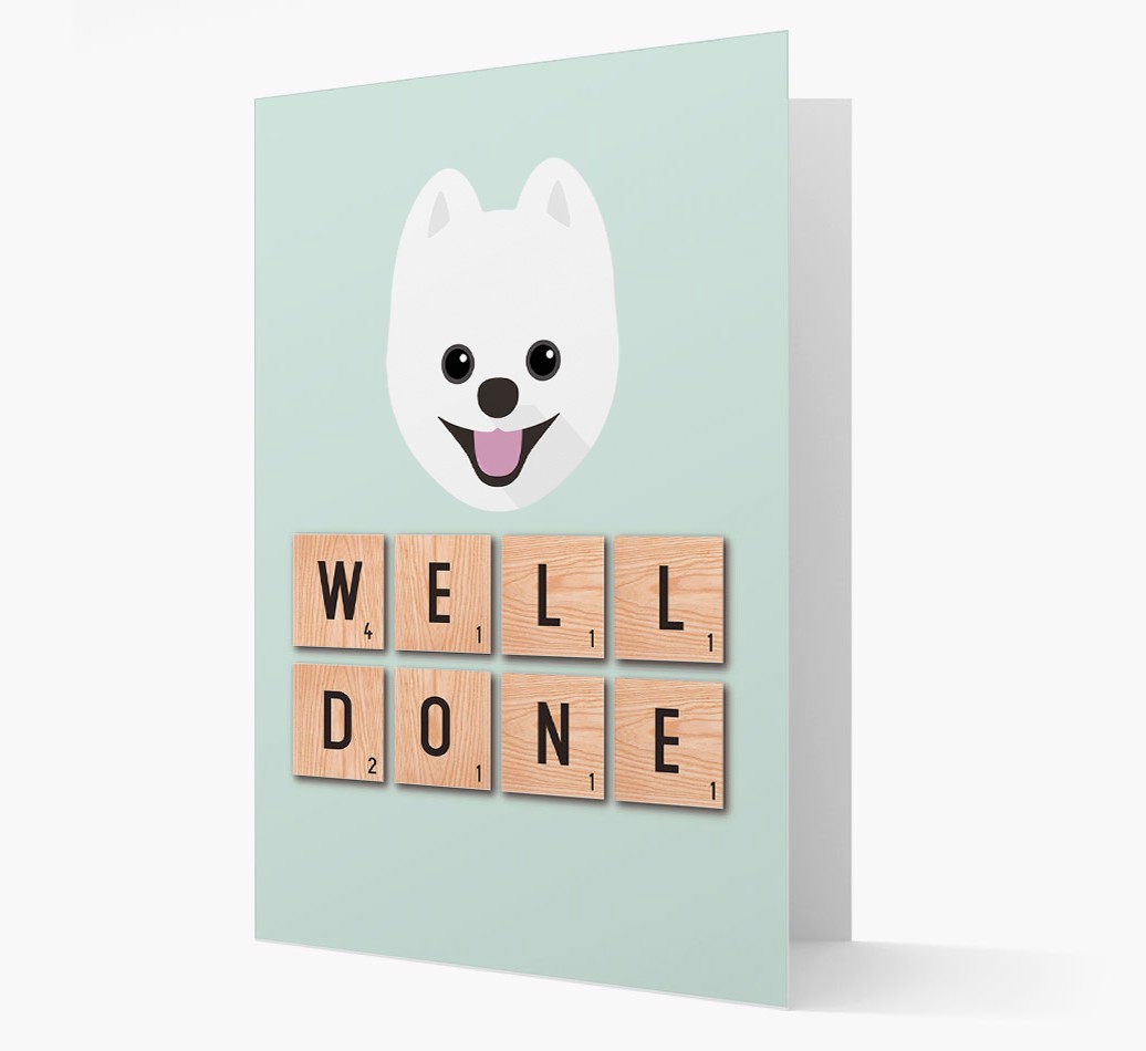 Well Done Card with {breedFullName} Yappicon Front