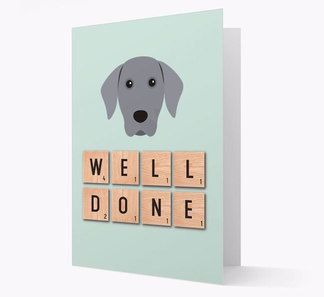 'Well Done' {breedFullName} Card