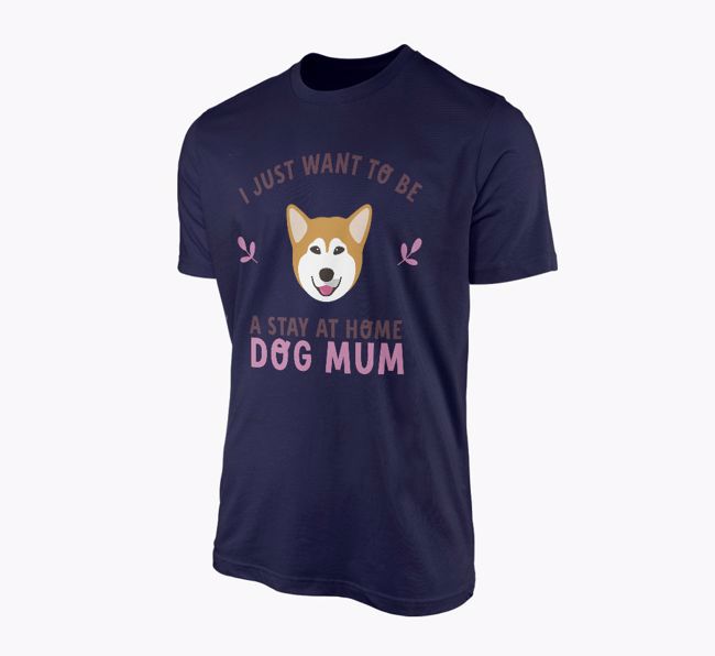 Stay at Home Dog Mum: Personalised {breedFullName} T-Shirt