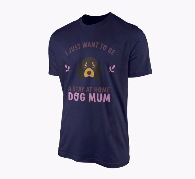 Stay at Home Dog Mum: Personalised {breedFullName} T-Shirt