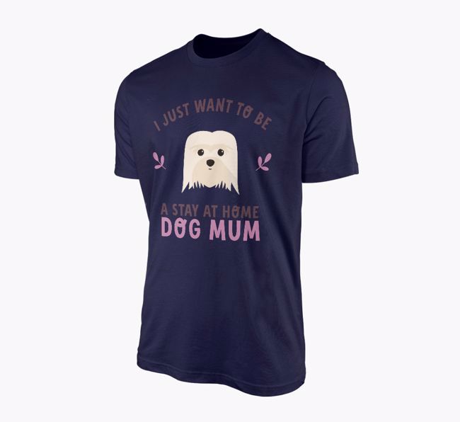 Stay at Home Dog Mum: Personalised {breedFullName} T-Shirt