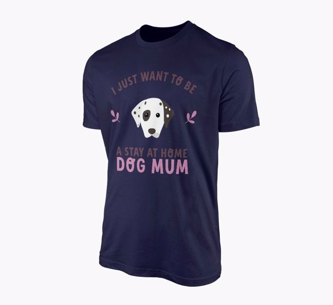 Stay at Home Dog Mum: Personalised {breedFullName} T-Shirt