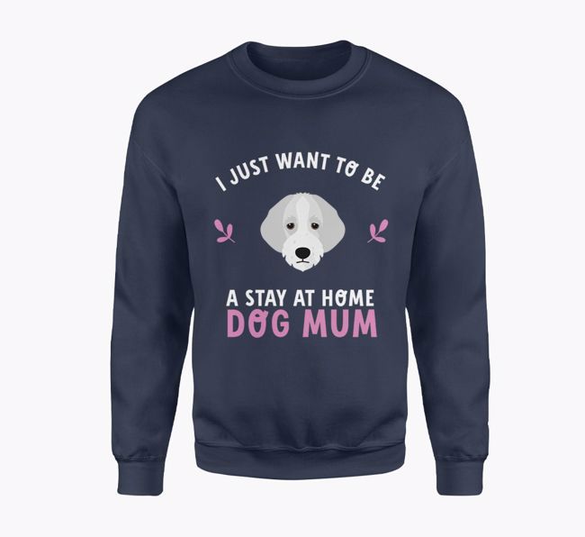 Stay at Home Dog Mum: Personalised {breedFullName} Jumper