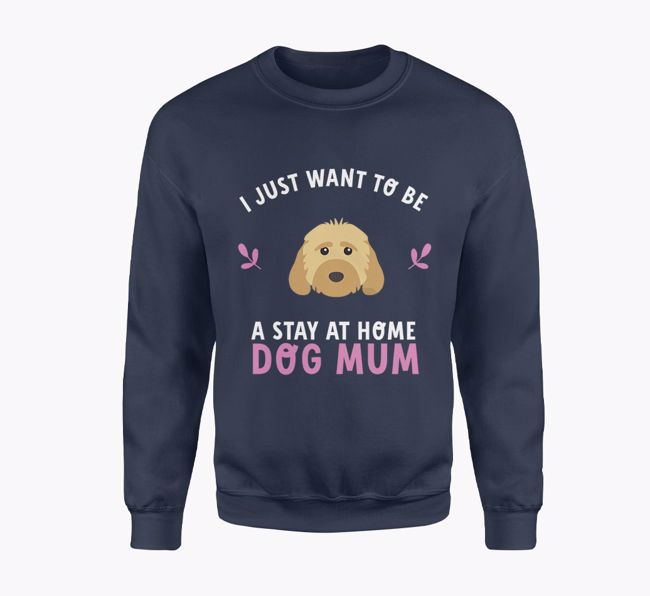 Stay at Home Dog Mum: Personalised {breedFullName} Jumper