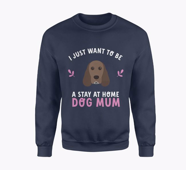 Stay at Home Dog Mum: Personalised {breedFullName} Jumper