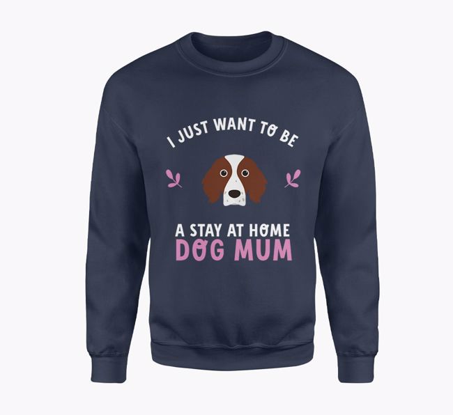 Stay at Home Dog Mum: Personalised {breedFullName} Jumper