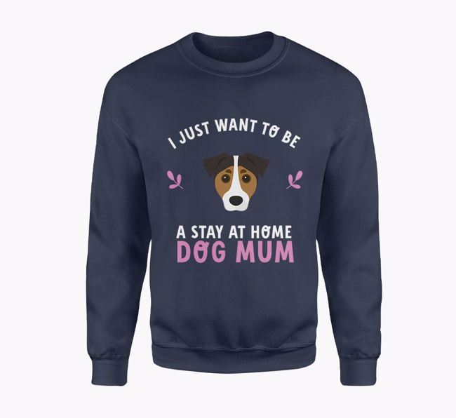 Stay at Home Dog Mum: Personalised {breedFullName} Jumper