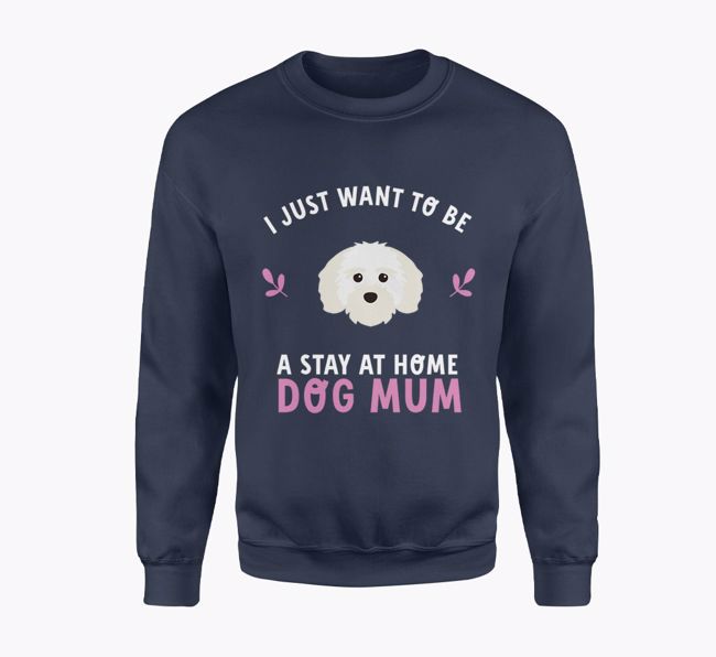 Stay at Home Dog Mum: Personalised {breedFullName} Jumper