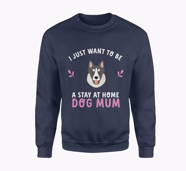 Stay at Home Dog Mum: Personalised {breedFullName} Jumper