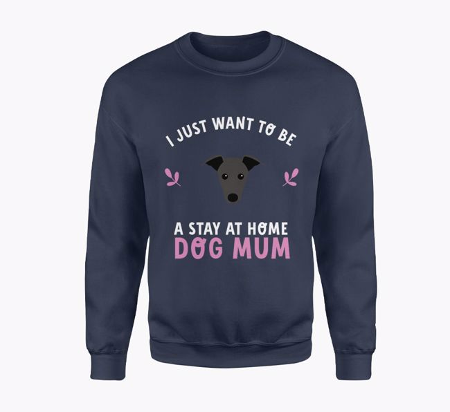 Stay at Home Dog Mum: Personalised {breedFullName} Jumper