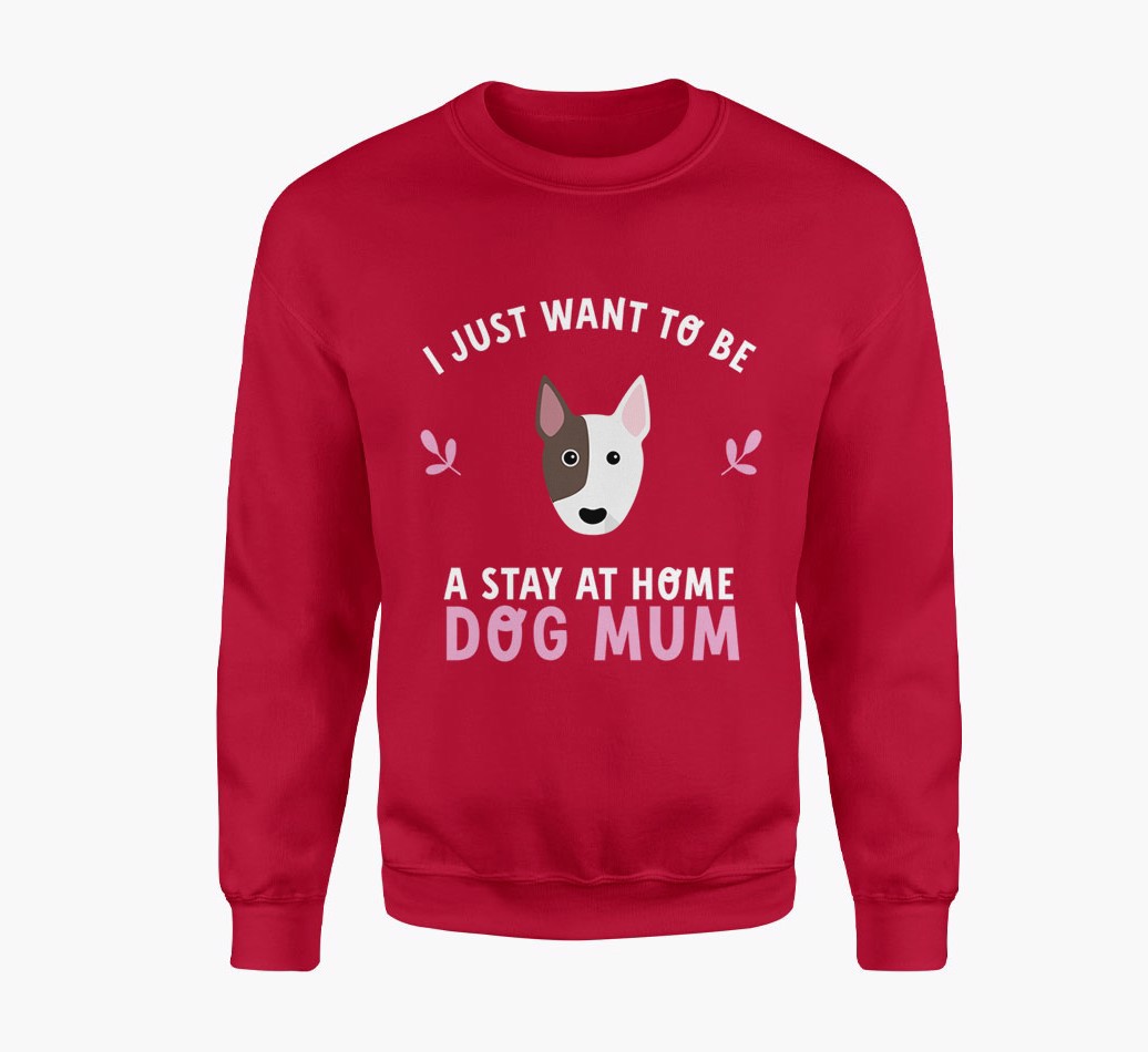 'Stay At Home Mum' - Personalised {breedFullName} Adult Jumper