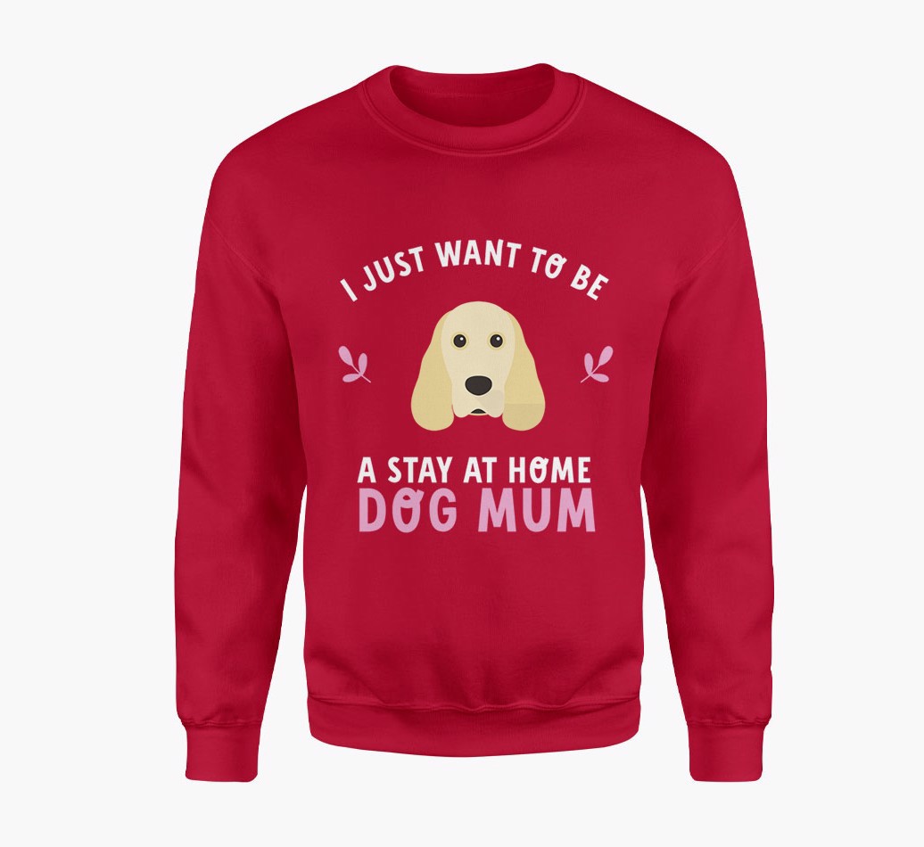 'Stay At Home Mum' - Personalised {breedFullName} Adult Jumper