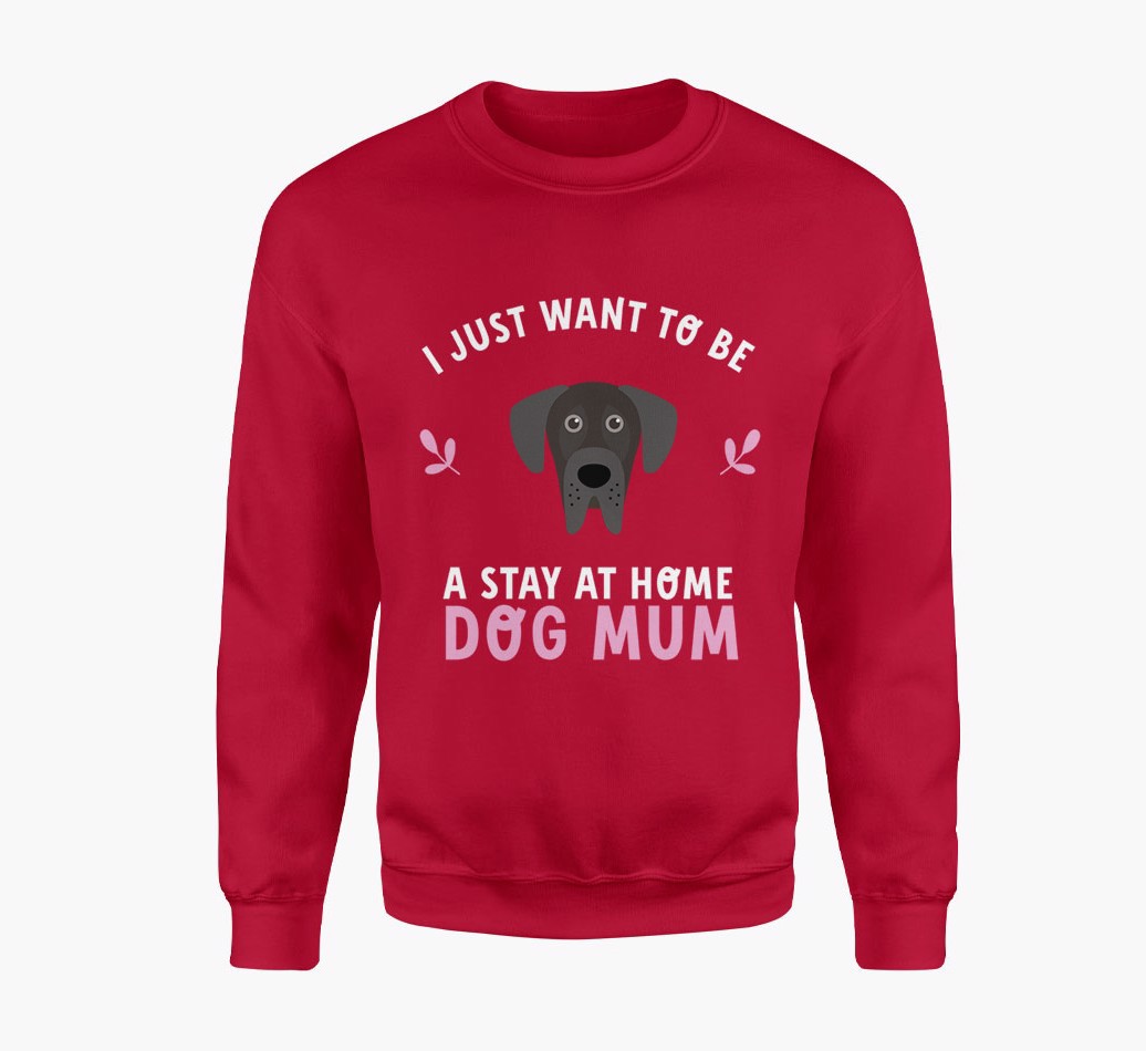 'Stay At Home Mum' - Personalised {breedFullName} Adult Jumper