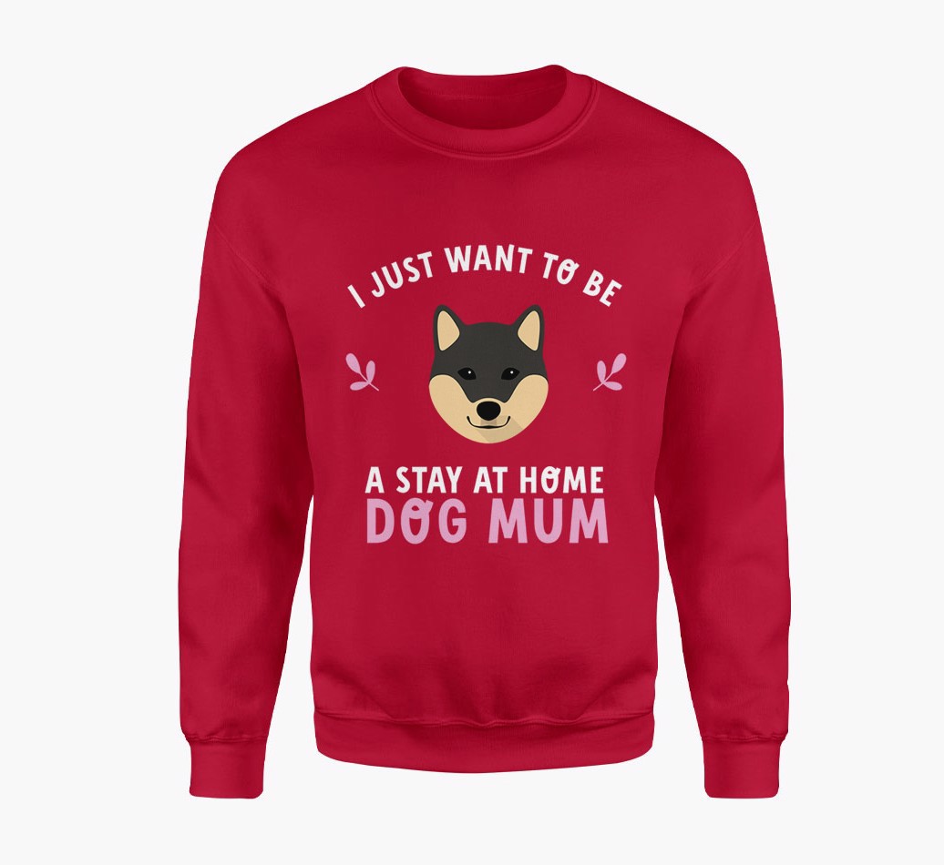 'Stay At Home Mum' - Personalised {breedFullName} Adult Jumper