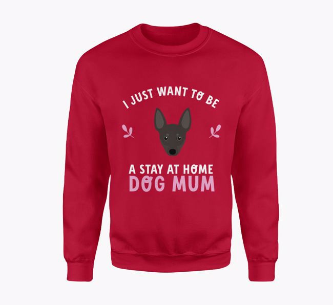 Stay at Home Dog Mum: Personalised {breedFullName} Jumper