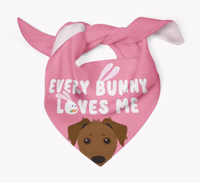 Every Bunny Loves Me: Personalised {breedFullName} Bandana