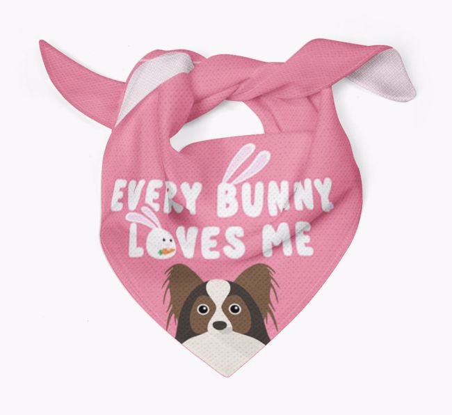 Every Bunny Loves Me: Personalised {breedFullName} Bandana