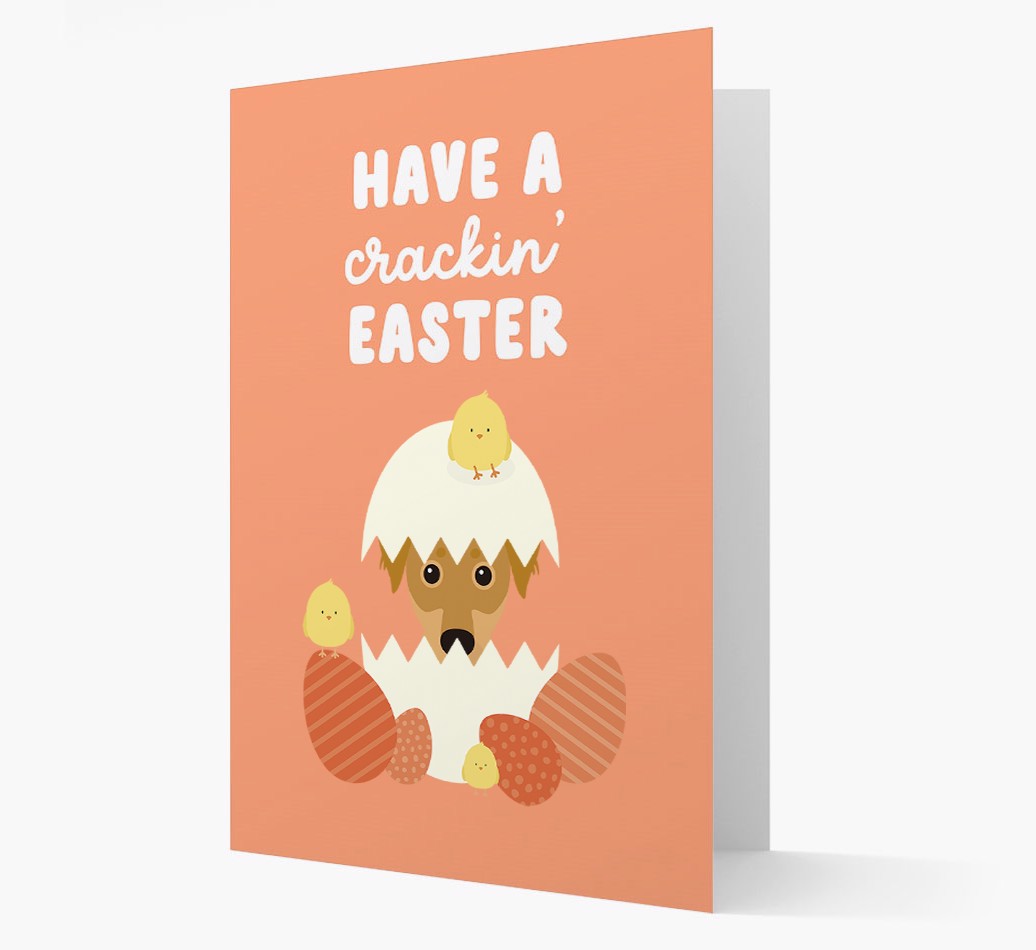 'Have A Crackin' Easter' - Personalized {breedFullName} Card