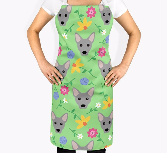 Floral Pattern: Personalised {breedFullName} Apron 