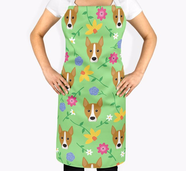 Floral Pattern: Personalized {breedFullName} Apron