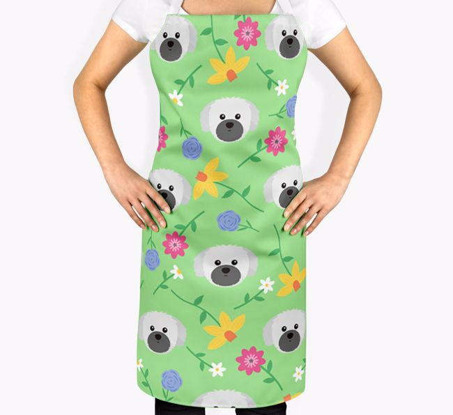 Floral Pattern: Personalized {breedFullName} Apron