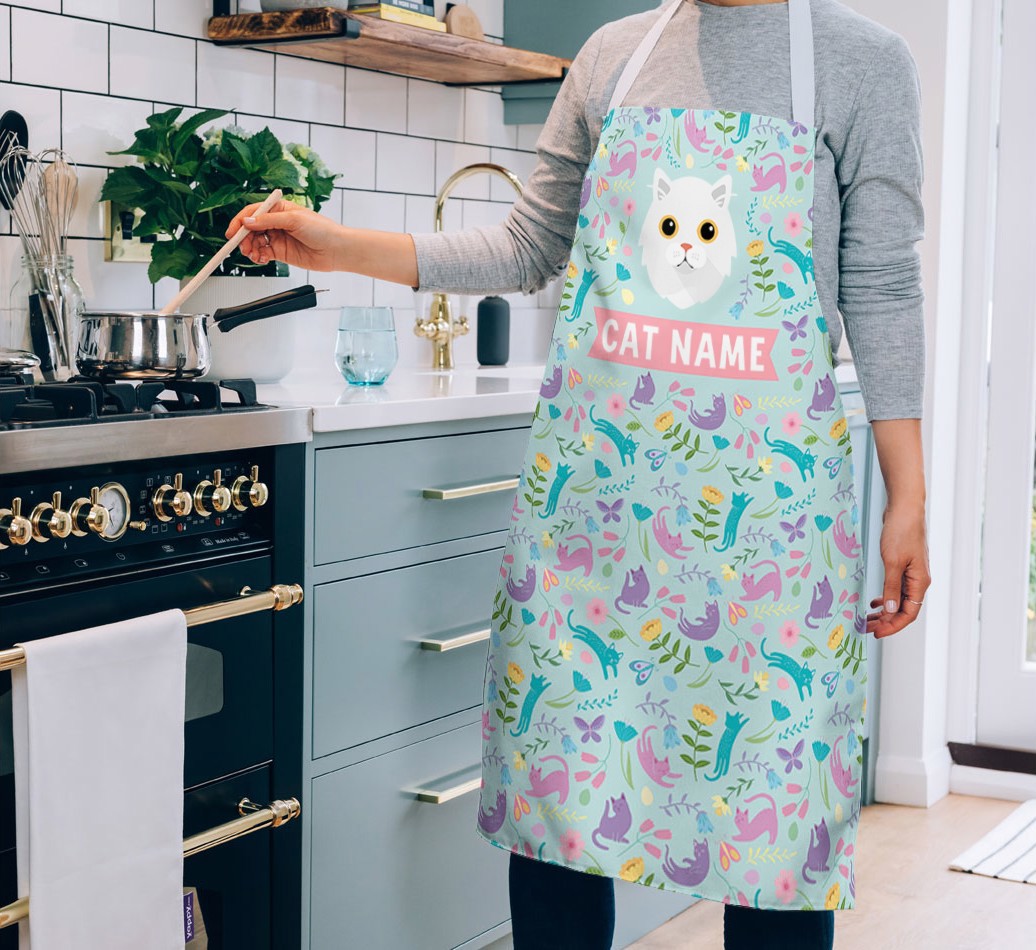 Spring Kitten: Personalised {breedShortName} Apron