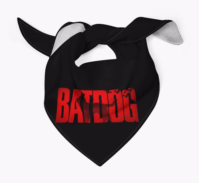 Batdog - {breedFullName} Silhouette Bandana
