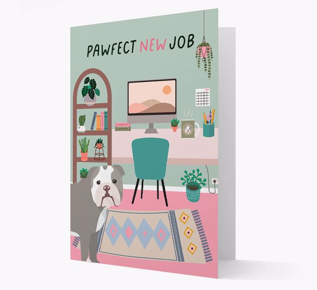 Pawfect New Job: Personalized {breedFullName} Card