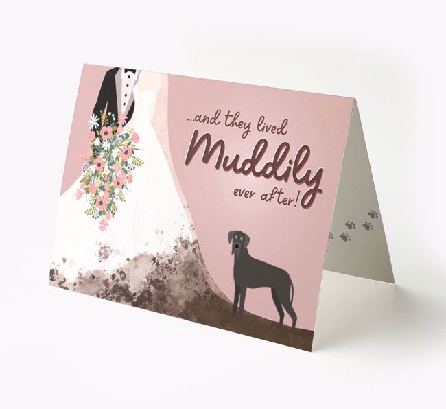 Muddily Ever After: Personalised {breedFullName} Card