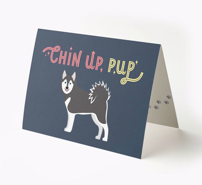 Chin Up, Pup: Personalized {breedFullName} Card