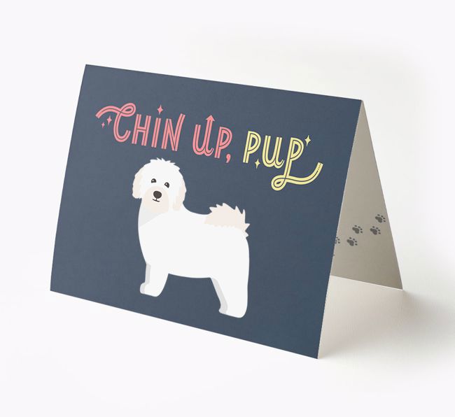 Chin Up, Pup: Personalised {breedFullName} Card