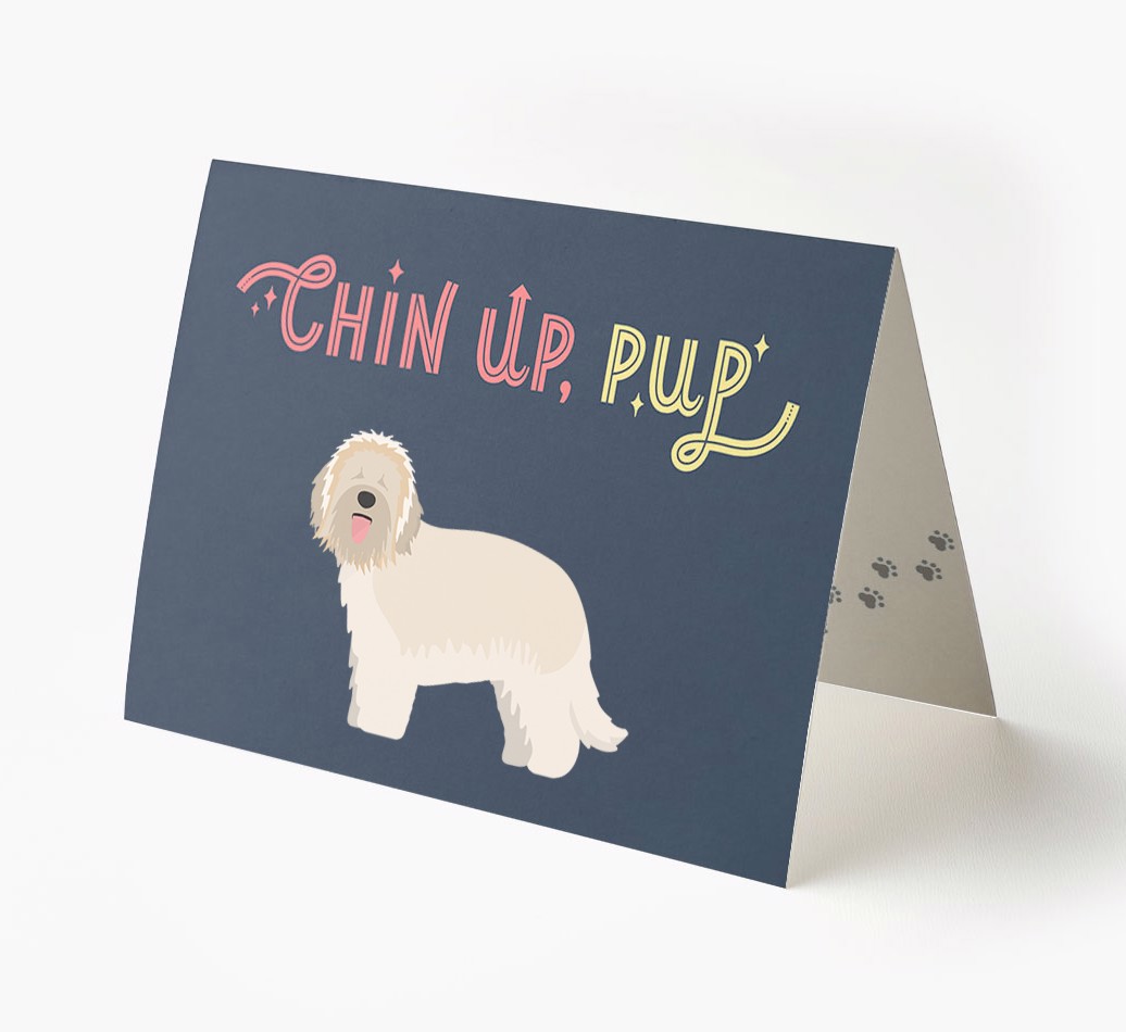 Chin Up, Pup: Personalised {breedFullName} Card