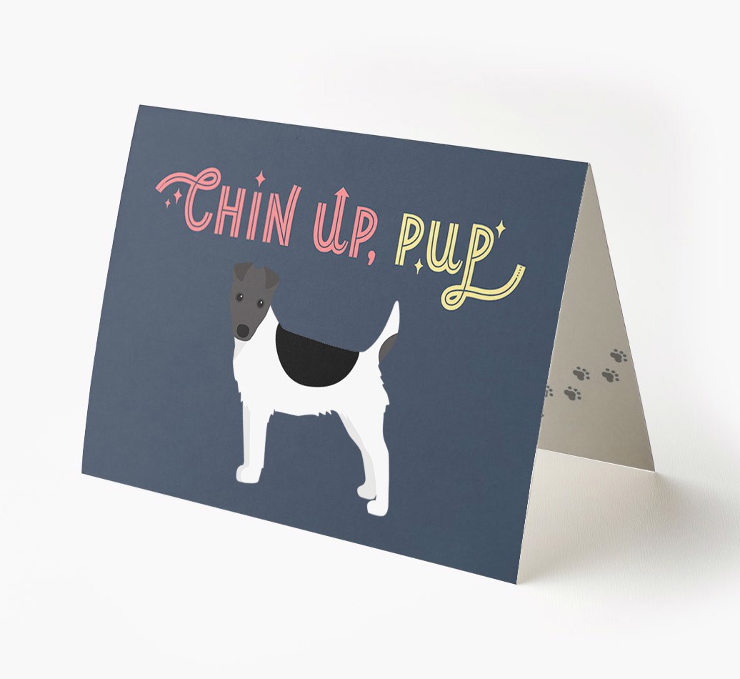 Chin Up, Pup: Personalised {breedFullName} Card